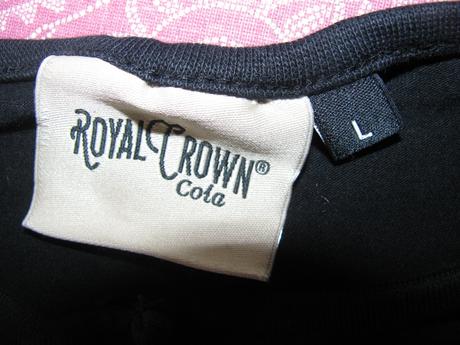 Dámské černé bavlněné pružné tričko, l