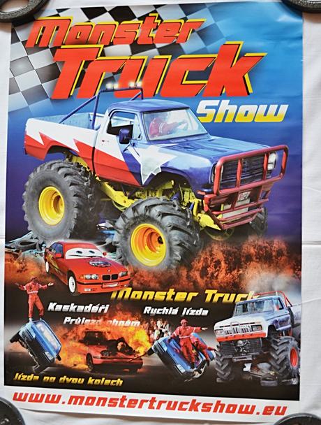 Plakát monster trucks, 