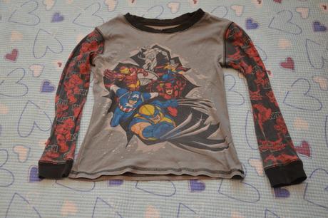 110 116 marvel bavlněné triko s hrdiny, marvel,116