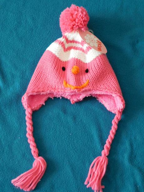 Pletená čepička s flísem, wolf,98