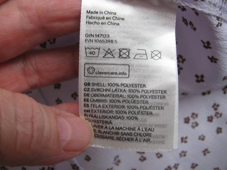 Lila dívčí letní šaty s drobnými kvítky h&m, h&m,152