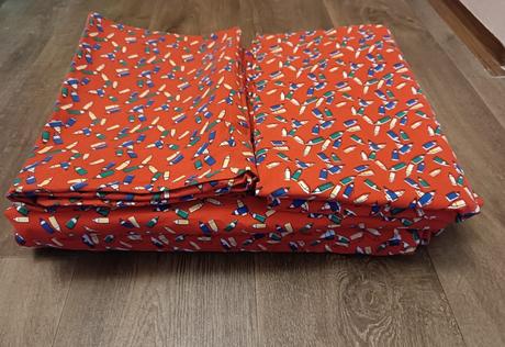 Dětské povlečení - pastelky, na velkou postel, šířka (cm): 130,délka (cm): 180