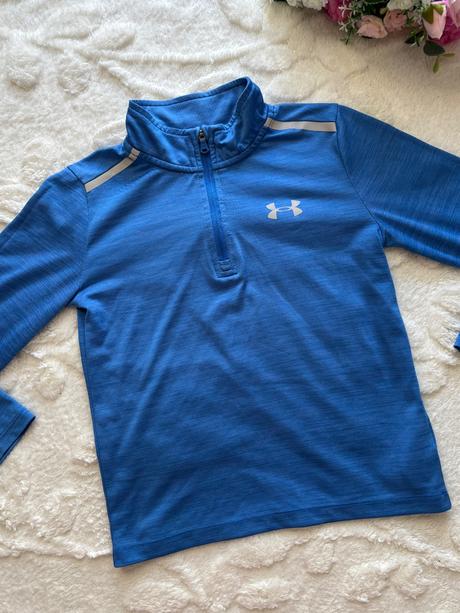 K6/ nádherně funkční triko na zip - v.5/6 let, under armour,116