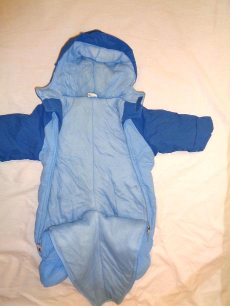 Krásná modrá kombinéza s medvídky, 68