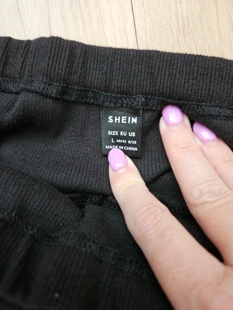 Černé casual těhotenské kalhoty, vel. l, l