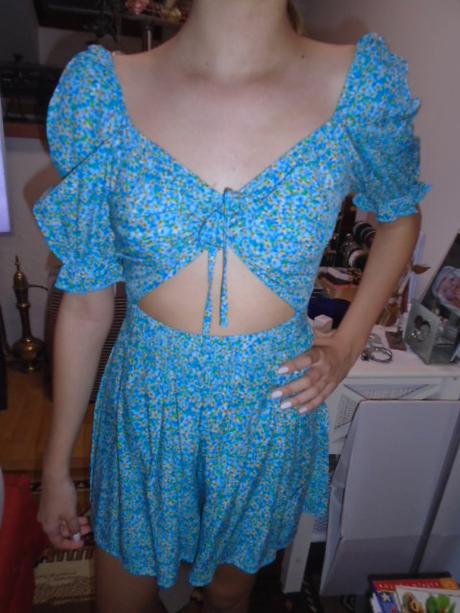 Letní šaty kalhotové vel xs, new yorker,xs