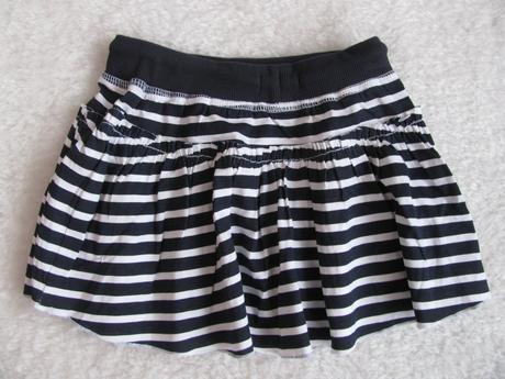 Modro bílá bavlněná sukýnka, house,92