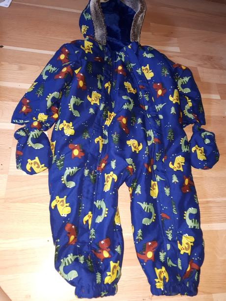 Zimní kombineza s dinosaury vel. 86, 86