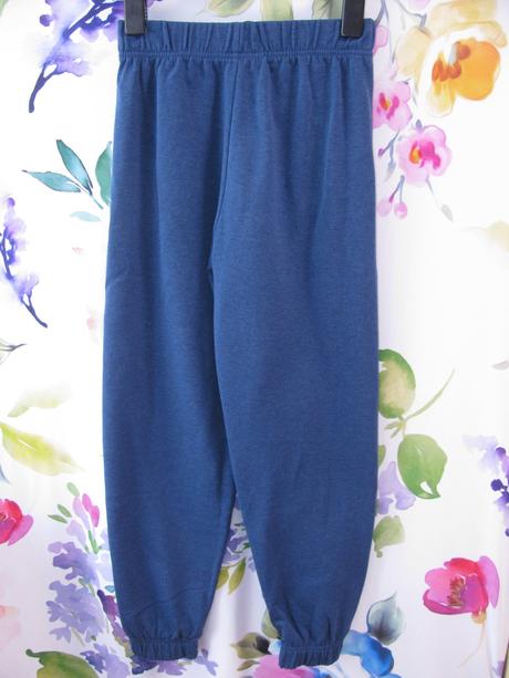 Modré bavlněné tepláky, sinsay,152