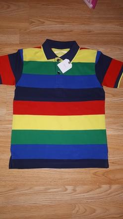 Pruhované polo tričko 122 next, next,122