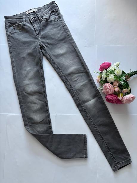 Džíny šedé dámské - v.34, denim,34