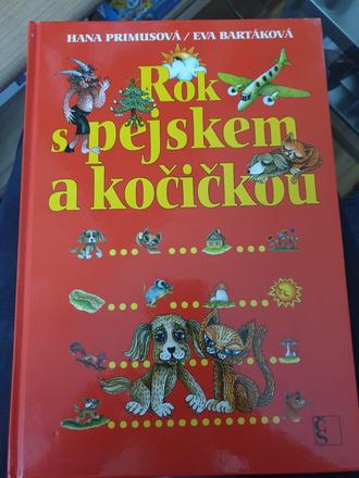 Kniha rok s pejskem a kočičkou,