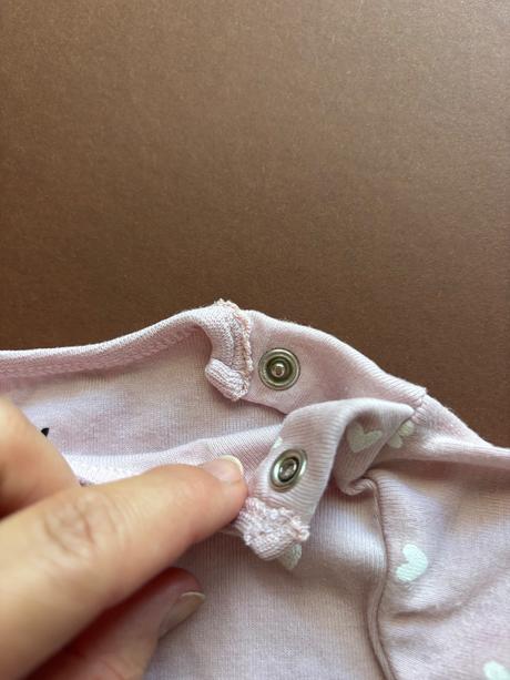 Body růžové se srdíčky - v.68, h&m,68