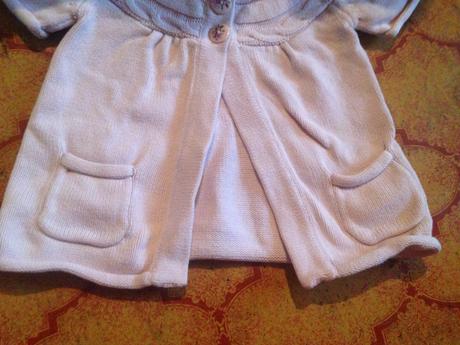 Dívčí svetýrkové bolerko vzor a květy, baby club,86