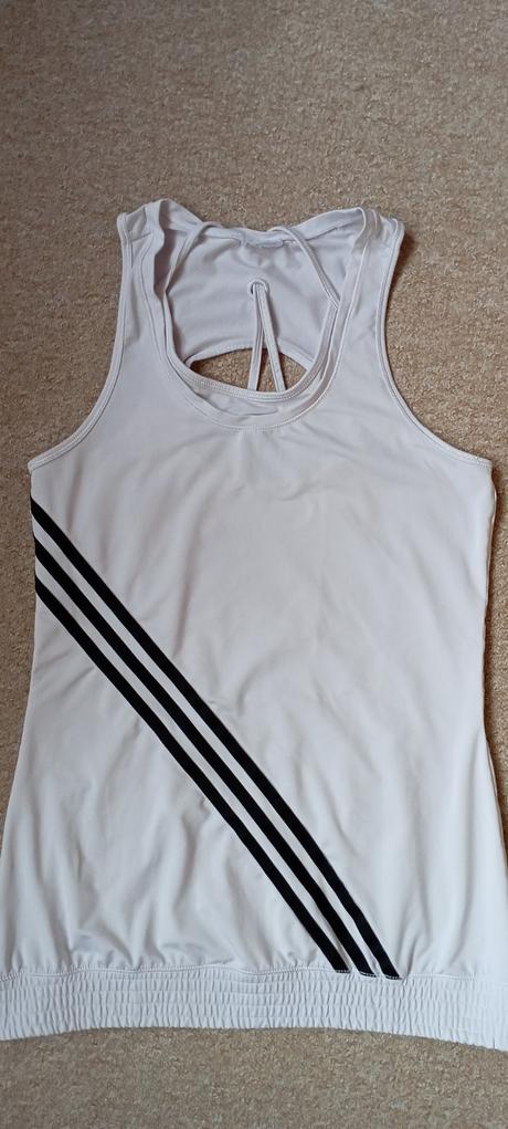 Bílo černé tílko zn."adidas" vel."40", adidas,40