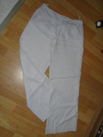 Kalhoty široké len vel gb 12, 40