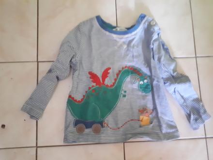 Tričko s dinosaurem, john lewis baby,86