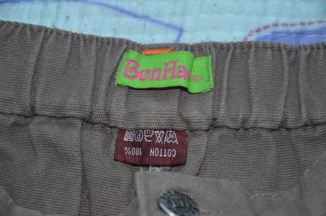 116 pevné bavlněné kalhoty pláťáky, 116