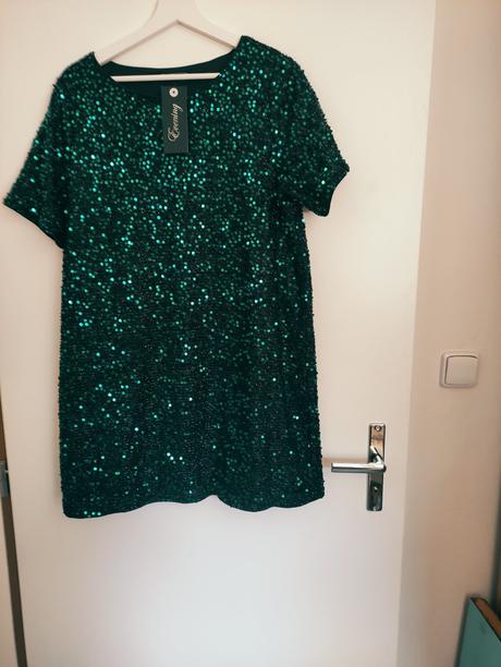 Společenské šaty -třpytivé ,vel.44, 44 / 46