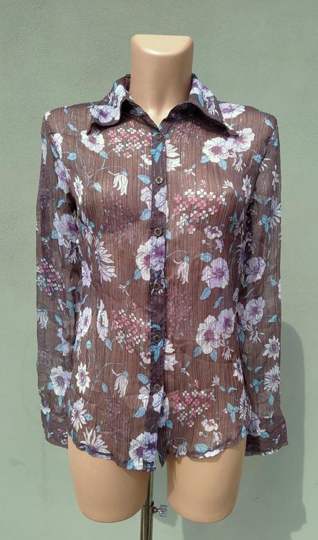 Lehká průsvitná halenka košile amisu - vel.m, amisu,m