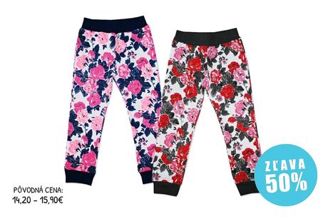 Dívčí bavlněné tepláky, slovenský výrobce, japitex,140