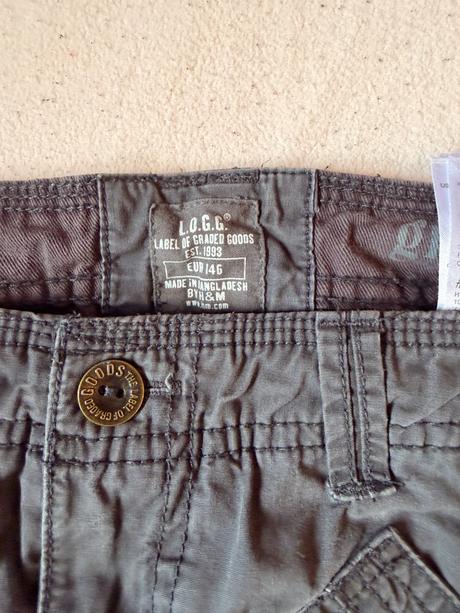Vyteplene sede 140 h&m kalhoty, h&m,140