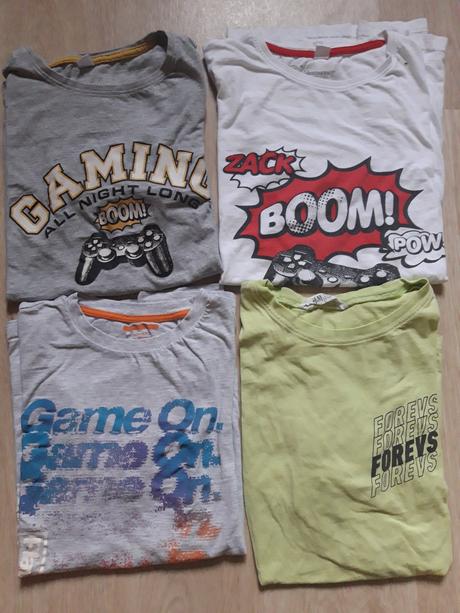 4x triko tričko i jednotlivě, 164