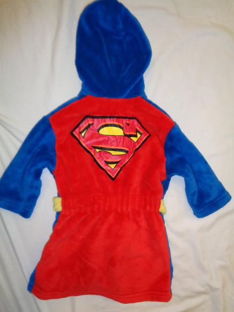 Super měkoučký mikroflízový župan superman, marks & spencer,92