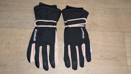 Ka414 dámské zimní nepromokavé lyžařské rukavice, m