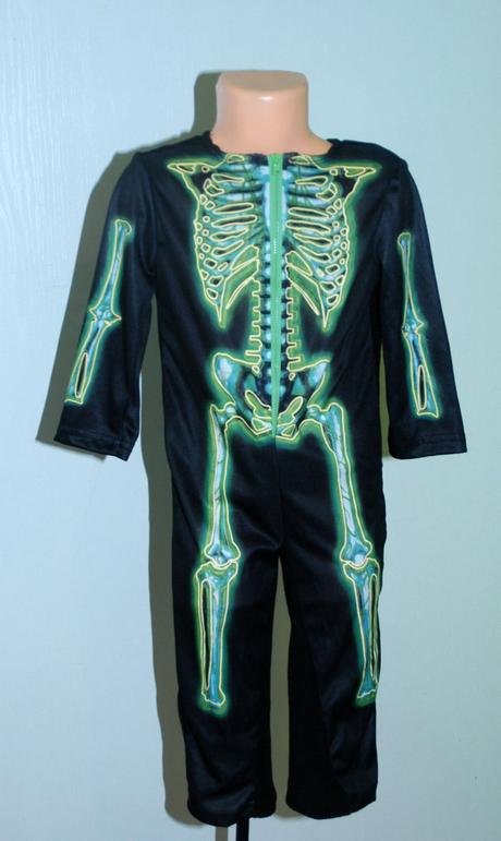 Karnevalový kostým kostlivec světélkující,