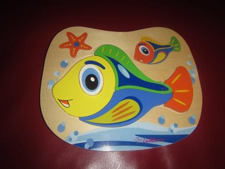 Vkládací puzzle rybka  eichhorn, 