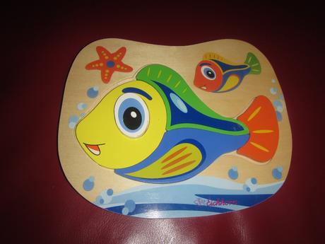 Vkládací puzzle rybka  eichhorn, 