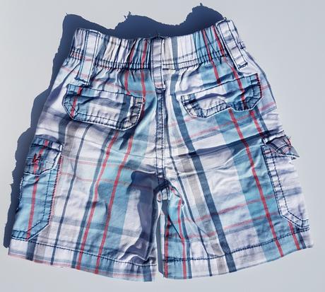 C193	chlapecké plátěné kraťasy vel. 74-80, 74