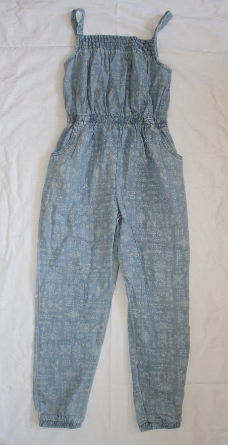 Ho17.džínový letní overal 6-7 let, f&f,122