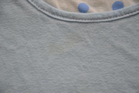 Modré obyčejné tričko s mašličkou, , 116