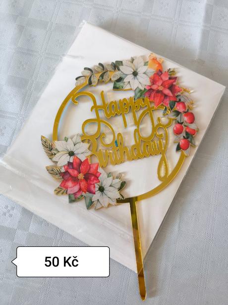 Figurky a zápichy na dort, 