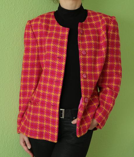 Chanelovské sáčko - kabátek páva vel.xl, xl