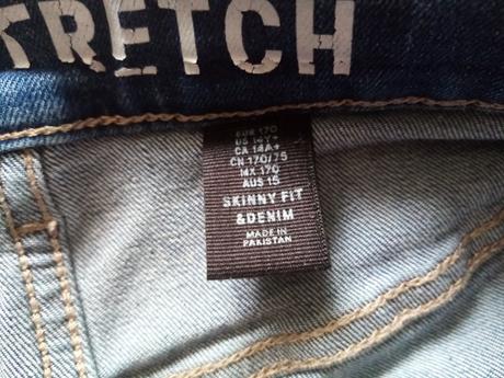 Džíny, h&m,164