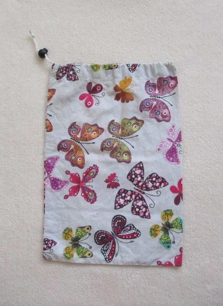 Látkový sáček vak na přezůvky, 