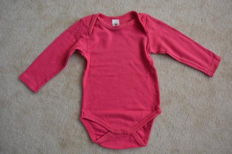 Růžové body dlouhý rukáv, c&a,68