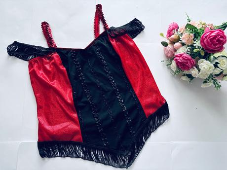 An26/ top dámský ke kostýmu - v.cca xs, 