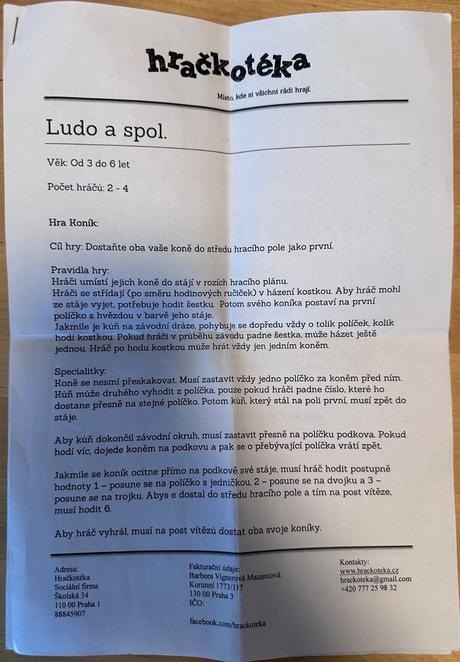 Ludo a spol a hra v husu, 