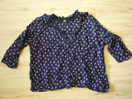 Lehká halenka se srdíčky, papaya,xxl