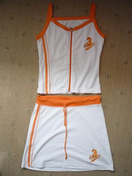 Sportovní set sukně a top vel 158, 158