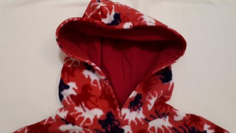 Dětská fleesová mikina, mikinka, s kapucí, vel.104, topolino,104