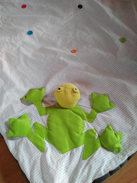 Velká dětská hrací deka,v rohu zvířátka, 