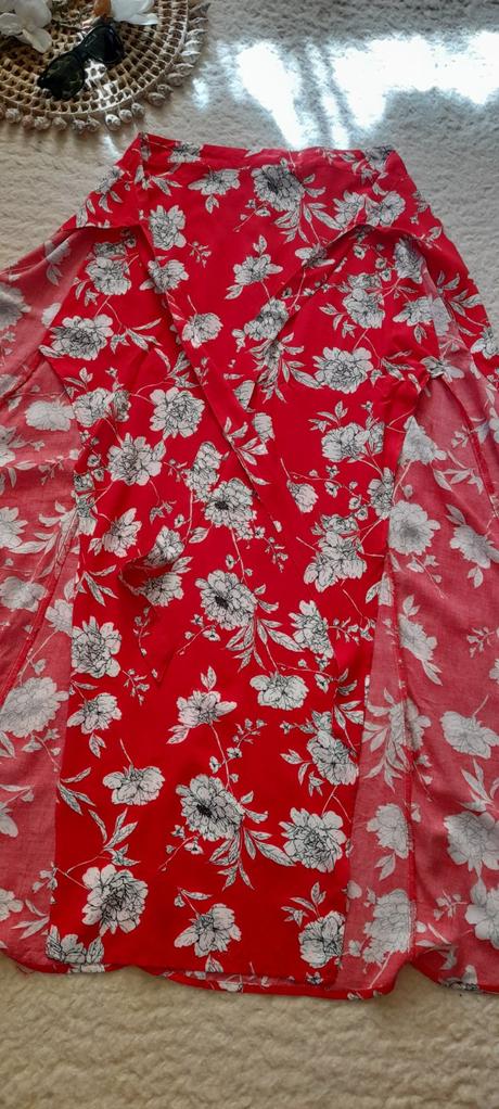 Amisu květovaná viskózová dlouhá sukně, amisu,38