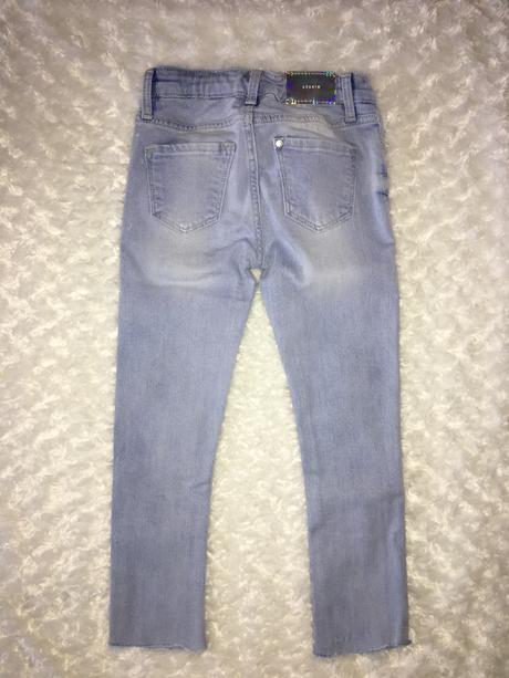 Modré skinny fit rifle/džíny h&m, h&m,104