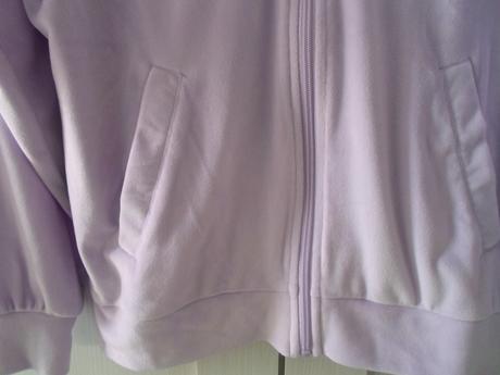 Fialová lila mikina mikinka semišová, 152