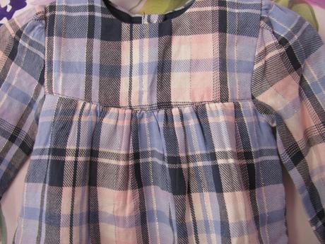 Dívčí bavlněné šatičky z tenkého flanelu, st. bernard,68